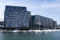 Harpa, Reykjavik\'s concert hall as seen from the back which faces the ocean