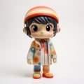 Harper Vinyl Toy: A Psychedelic Manga Figure In Candycore Style