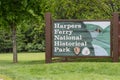 Harpers Ferry National Historic Park Sign Royalty Free Stock Photo