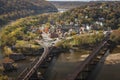 Harpers Ferry Viewed From Above