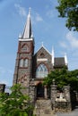 Harpers Ferry, West Virginia, U.S.A - August 21, 2021 - The view of St Peter`s Roman Catholic Church