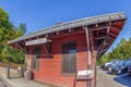 Old train station in Harpers Ferry, West Virginia, USA