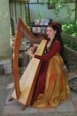 Harpist at Rennaissance Faire