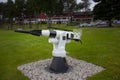 A Harpoon Gun in NÃÂ¸tterÃÂ¸y, Norway Royalty Free Stock Photo