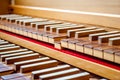 Harpsichord keyboard Royalty Free Stock Photo