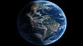 Harpy\'s Colossal Silhouette A View Of Earth From Space