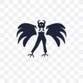 Harpy transparent icon. Harpy symbol design from Fairy tale coll Royalty Free Stock Photo