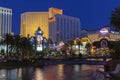 Harrahs Hotel as seen from the Mirage in Las Vegas, NV on June 0