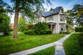 The Harriet Beecher Stowe House, in Hartford, Connecticut. Royalty Free Stock Photo