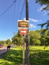 Harriet Tubman Home sign