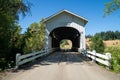 The Harris covered bridge in Philomath, Oregon, built in 1929 Royalty Free Stock Photo