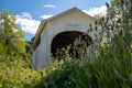 The Harris covered bridge in Philomath, Oregon, built in 1929 Royalty Free Stock Photo