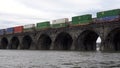 Train on Stone Bridge