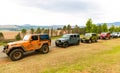 Jeep Convoy at 4x4 Driver Training Camp