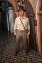 Harrison Ford as Indiana Jones in Grevin museum of the wax figures in Prague.