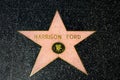 Harrison Ford Star on the Hollywood Walk of Fame Royalty Free Stock Photo