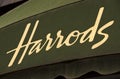 Harrods awning