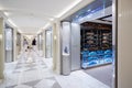 Harrods department store interior, perfumery area in London