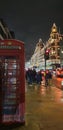 Harrods london england christmas winter