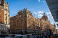 Harrods luxury department store in London, England, UK