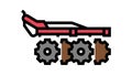 harrow farm equipment color icon animation