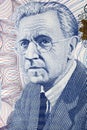 Harry Ferguson portrait from Irish money