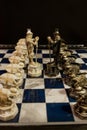 Harry Potter Chess Two Kings and Pawns Royalty Free Stock Photo