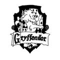 Harry Potter Gryffindor logo in cartoon doodle style from Hogwarts Legacy game Royalty Free Stock Photo