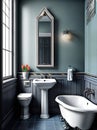 Harry Potter themed bathroom interior design.