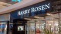 Harry Rosen store sign Royalty Free Stock Photo
