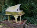 Harry Thornton. Concert Pianist. Piano shaped tomb. Royalty Free Stock Photo