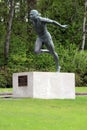 Harry Winston Jerome Statue, Stanley Park, Vancouver, British Columbia Royalty Free Stock Photo