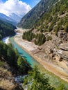 Harshil Valley Ganga River Royalty Free Stock Photo