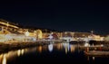 Harstad Norway by night Royalty Free Stock Photo