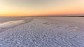 View of Lake Hart near Woomera along the Stuart highway, Australia Royalty Free Stock Photo