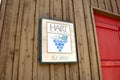 Hart Winery sign Royalty Free Stock Photo