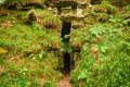 Hartburn Grotto in a natural cave Royalty Free Stock Photo