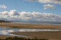 Hartenbos River mouth and lagoon in South Africa