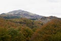 Autumn Colours and Harter Fell, Lake District, Cumbria, England, UK