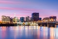 Hartford skyline and Founders Bridge