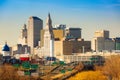 Hartford skyline on a sunny afternoon Royalty Free Stock Photo