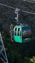 Harties Aerial Cableway cable car with a bike Royalty Free Stock Photo