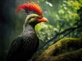 Hartlaub s turaco (Tauraco hartlaubi)   Made With Generative AI illustration Royalty Free Stock Photo