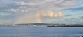 Hartlepool sea view and rainbow