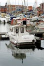 Yachts in Hartlepool marina, North England Royalty Free Stock Photo