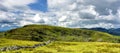 Hartsop Dodd and crags from Gray Crag Royalty Free Stock Photo