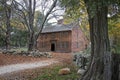 Hartwell Tavern on Battle Road between Lexington and Concord, Massachusetts, USA Royalty Free Stock Photo