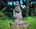 A Harubang statue on Udo Island, South Korea