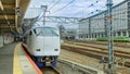 Haruka airport express train Royalty Free Stock Photo