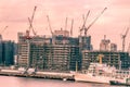 Harumi pier of construction landscape (Olympic Village)